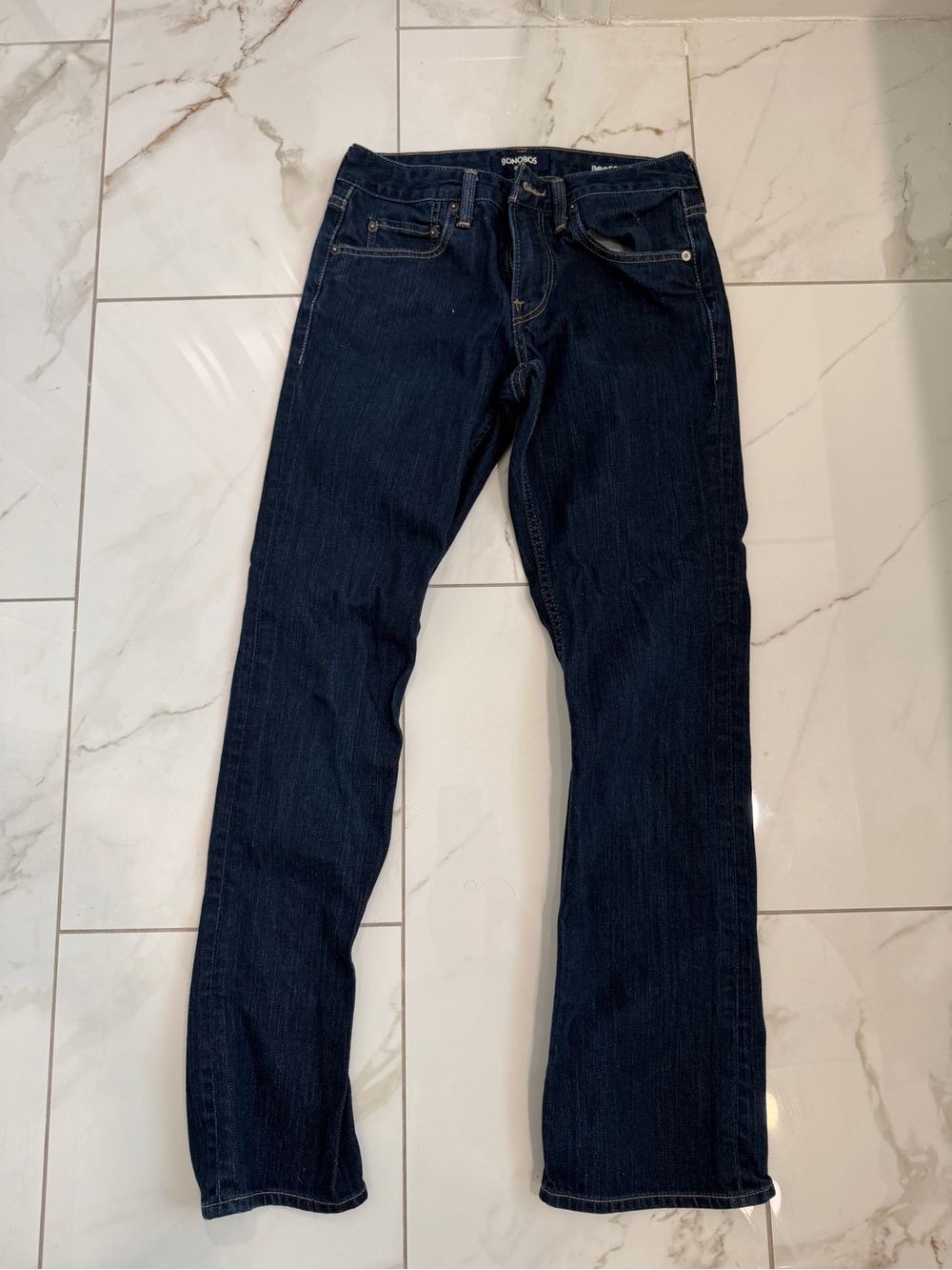 Bonobos bootcut Dark Blue Men’s Jeans - Classic Straight Fit 28x32